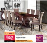 Princeton Table + 8 Princeton Chairs