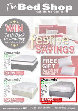 The Bed Shop : Festive Savings (17 Nov 2017 - 14 Jan 2018), page 1