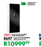 Defy 233Ltr Mirror Water Dispenser Fridge
