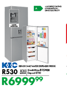 KIC 344Ltr Water Dispenser Fridge