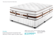 Sealy Crown Jewel Santafe Plush Queen Base Set