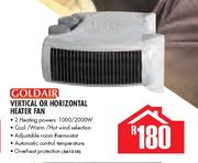 Goldair Vertical Or Horizontal Heater Fan