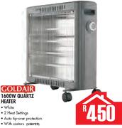 Goldair 1600W Quartz White Heater 