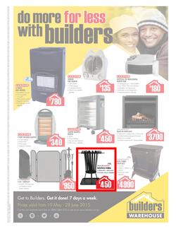 Builders Warehouse : Seasonal Flyer  (19 May - 28 Jun 2015), page 1