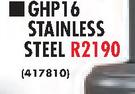 Alva Patio Heater GHP16 Stainless Steel