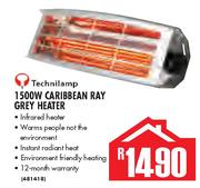 Technilamp 1500W Caribbean Ray Grey Heater