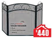 Mega Master Tuscan Firescreen
