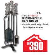 Mega Master Brushed Nickel & Black Toolset