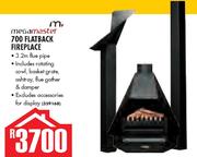 Mega Master 700 Flatback Fireplace