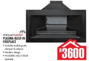 Mega Master Plasma Built In Fireplace