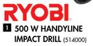 Ryobi 500W Handyline Impact Drill