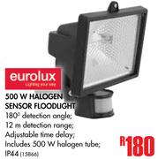 Eurolux 500W Halogen Sensor Floodlight 