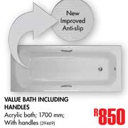 Value Bath Including Handles