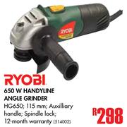 Ryobi 650W Handyline Angle Grinder HG650