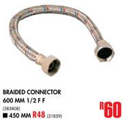 Braided Connector 600 MM 1/2 F F