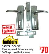 Builders 3 Lever Lock Set