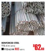 Reinforced Steel Y10, 6m-Each