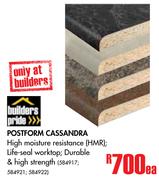 Builders Pride Postform Cassandra-Each