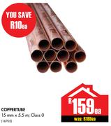 Coppertube-15mm x 5.5m, Class 0-Each