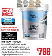 Fired Earth 20Ltr Break Through
