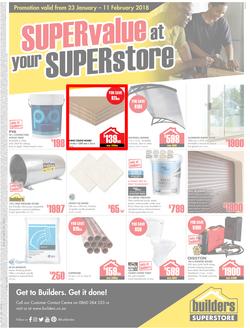 Builders : Super Value At Your Super Store (23 Jan - 11 Feb 2018), page 6