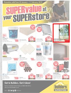 Builders : Super Value At Your Super Store (23 Jan - 11 Feb 2018), page 6