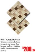DJ261 Porcelain/Glass-Per Pack