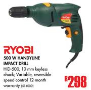 Ryobi 500W Handyline Impact Drill HID-500