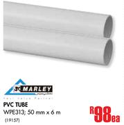 Marley PVC Tube WPE313-50mm x 6m Each
