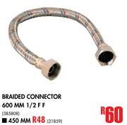 Braided Connector 600 MM 1/2 F F
