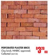 Perforated Plaster Brick-Each