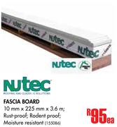 Nutec Fascia Board-10mm x 225mm x 3.6m Each