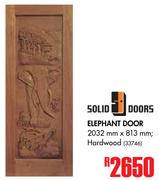 Solid Doors Elephant Door Hardwood-2032mm x 813mm