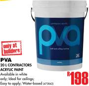 PVA Contractors Arylic Paint-20Ltr