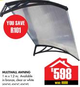 Multiwall Awning-1m x 1.2m