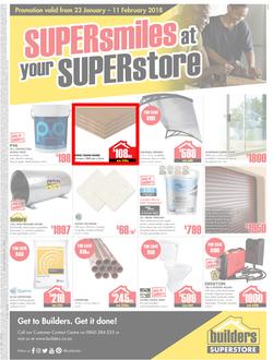 Builders : Super Value At Your Super Store (23 Jan - 11 Feb 2018), page 10