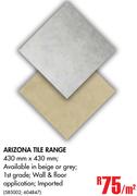 Arizona Tile Range -Per Sqm