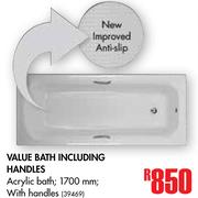 Value Bath Including Handles