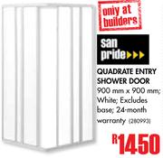 San Pride Quadrate Entry Shower Door