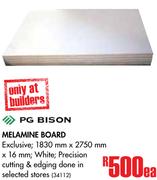 PG Bison Melamine Board-Each