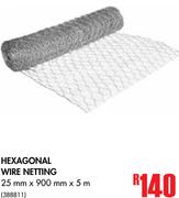 Hexagonal Wire Netting-25mm x 900mm x 5m