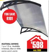 MultiWall Awning-1m x 1.2m