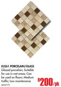 DJ261 Porcelain/Glass-Per pk