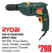 Ryobi 500W Handyline Impact Drill HID-500