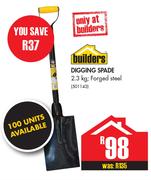 Builders Digging Spade