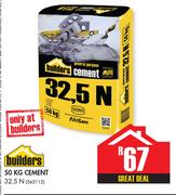 Builders Cement 32.5N-50Kg