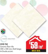 Ceramic Industries Ovid Tile-Per Sqm