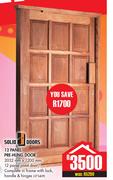 Solid Doors 12 Panel Pre Hung Door