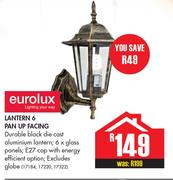 Eurolux Lantern 6 Pan Up Facing