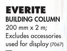 Everite Building Column-200 mm x 2m Each